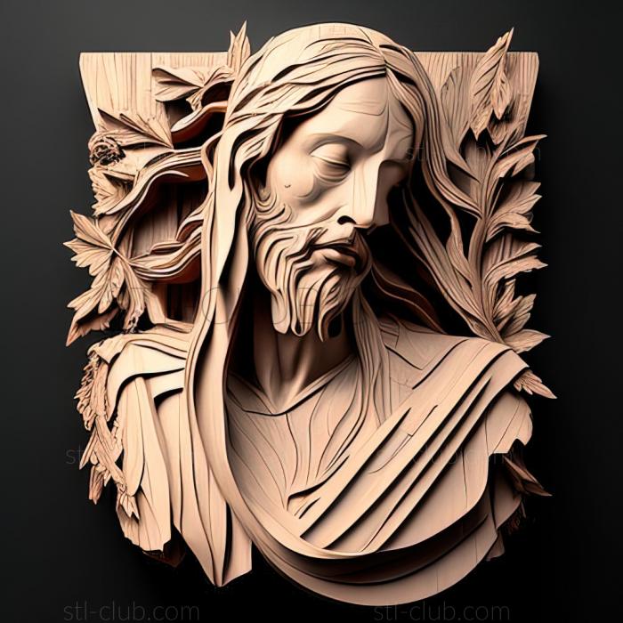 3D model st jesus (STL)